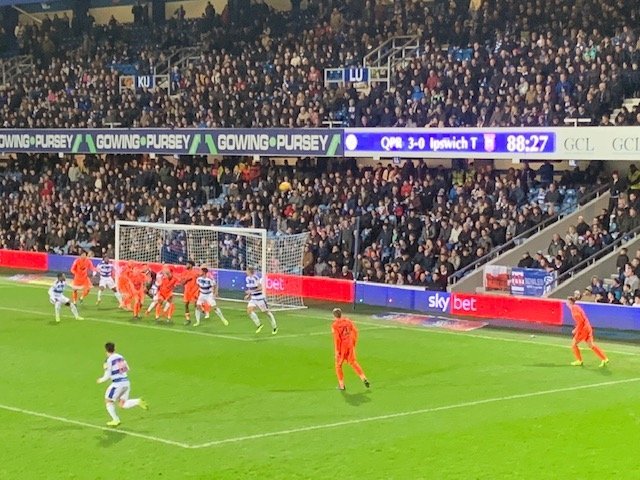 QPR 3 Ipswich 1 view QPR 3 Ipswich 1